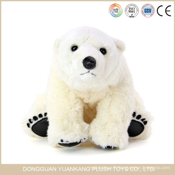 Peluche polaire blanche en peluche